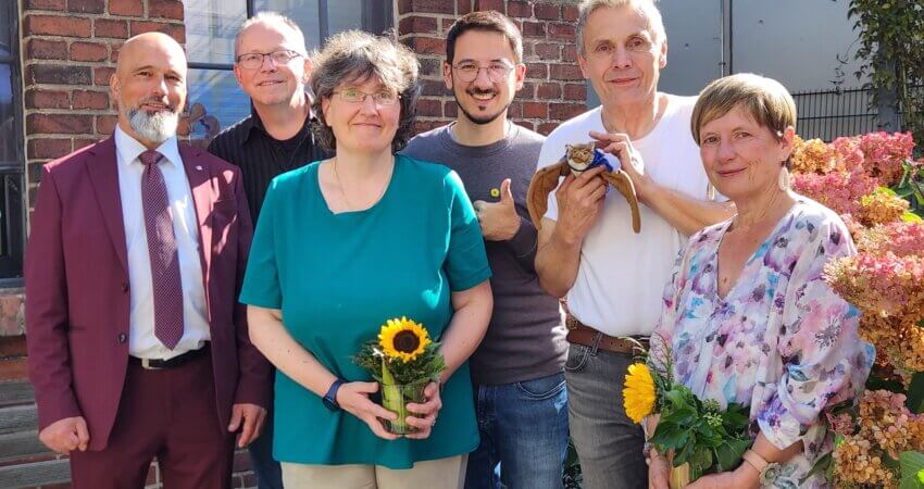 OV Vorstand mit dem stellv. Landrat Jörg Obereiner und dem Bundestagskandidaten Thomas Jalili Tanha