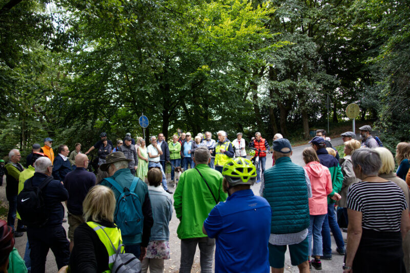 Georg Schäfer erläutert die Position des Radforums der Lokalen Agenda
