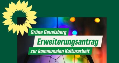 Grüne Gevelsberg Erweiterungsantrag zur kommunalen Kulturarbeit